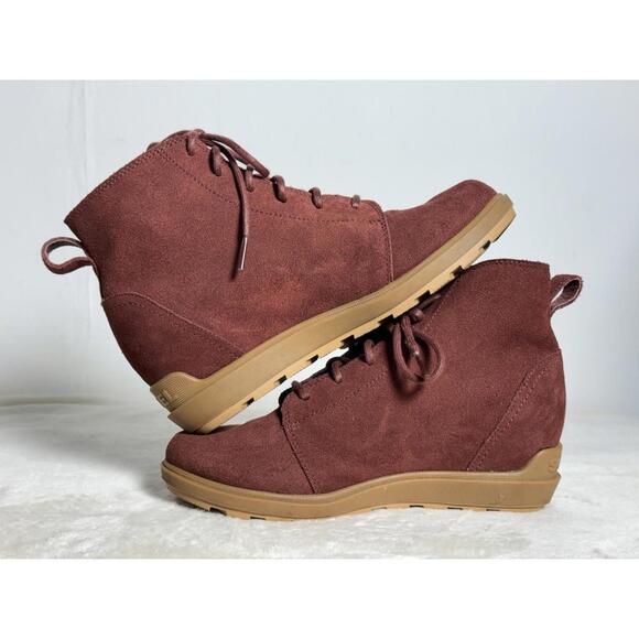 Women's Waterproof Boots SOREL Evie II Lace - Spice/Gum - Size 8 - Picture 7 of 9